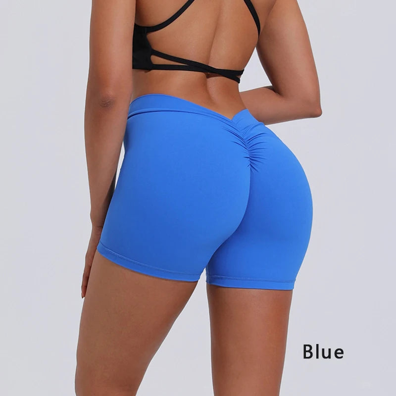 V-förmige Taille, Yoga-Shorts, Fitness Sport