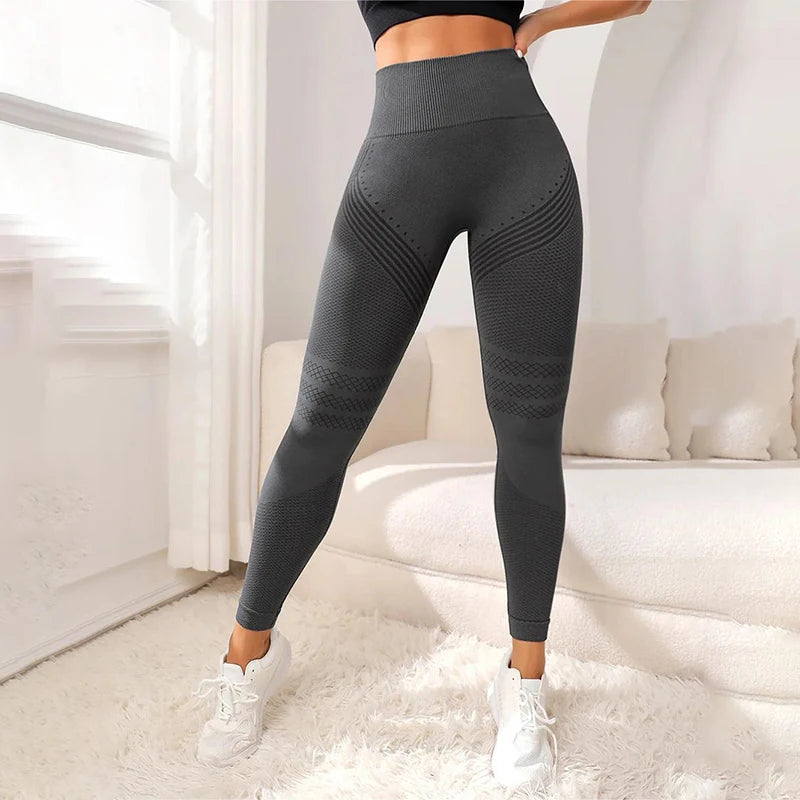 Atmungsaktive Sportleggins mit hohe Taille