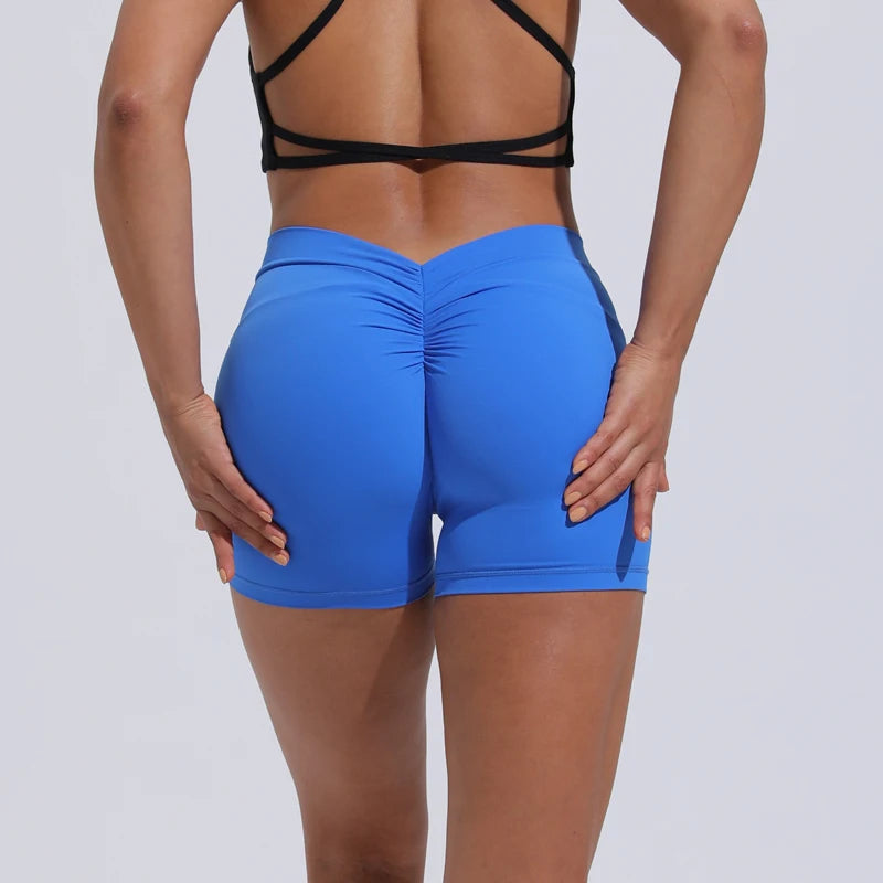 V-förmige Taille, Yoga-Shorts, Fitness Sport