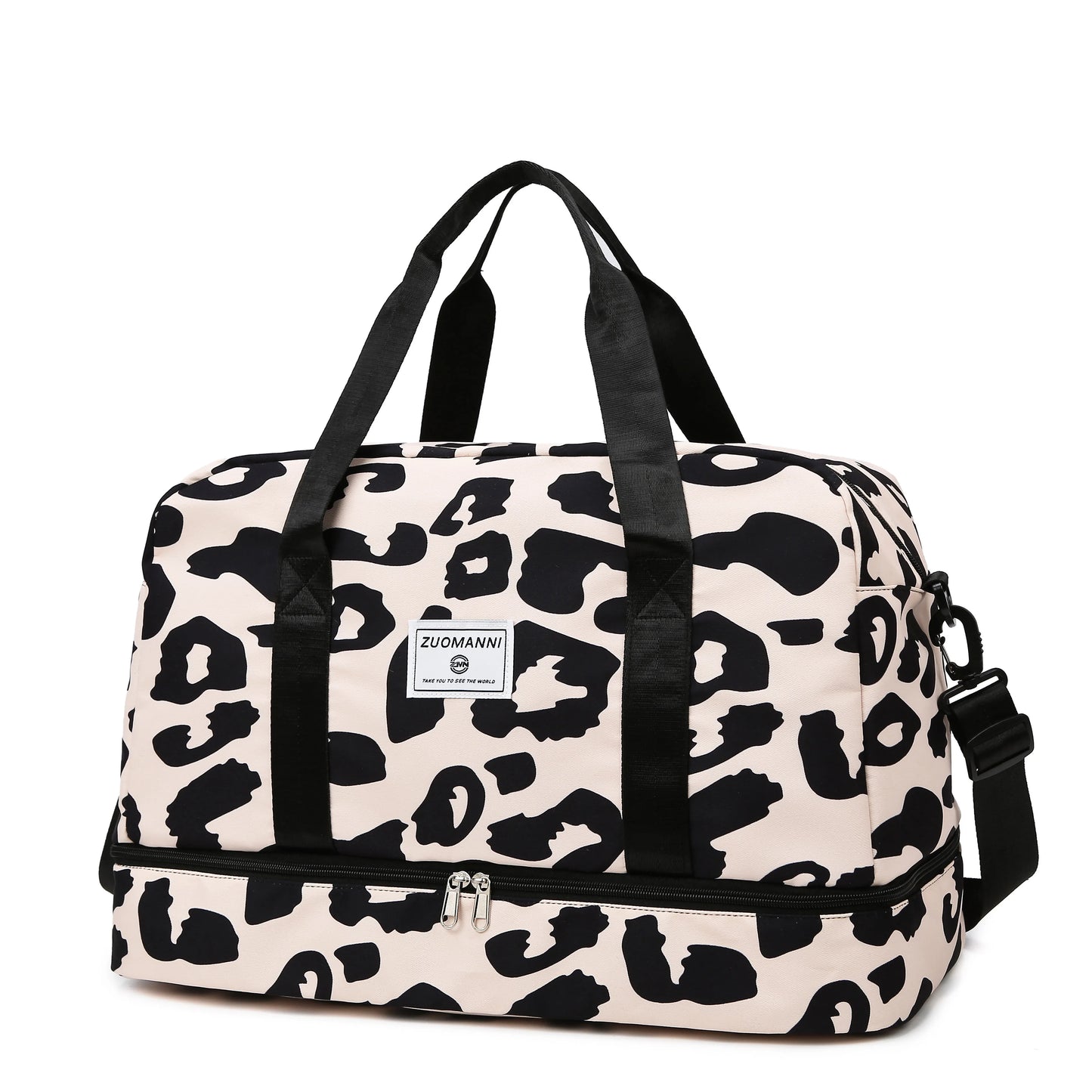 Fitness Sporttasche in moderne Animal-Print, Reisetasche, Gym Bag