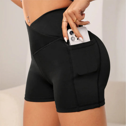 High West Yoga Shorts mit Taschen