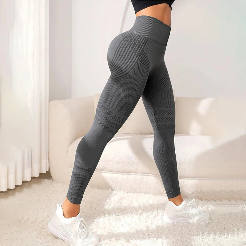 Atmungsaktive Sportleggins mit hohe Taille