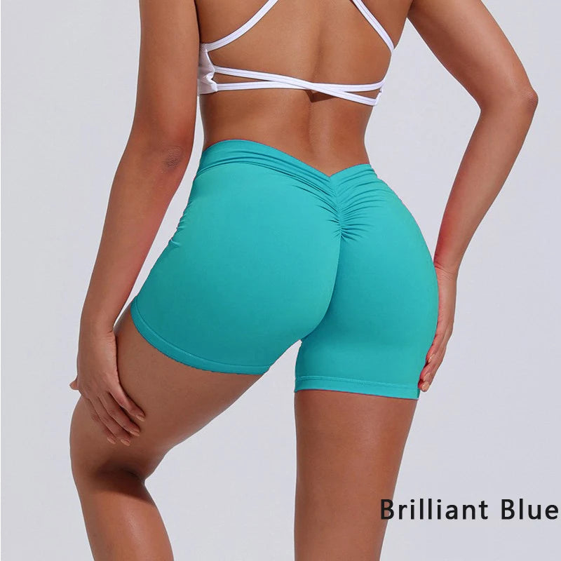 V-förmige Taille, Yoga-Shorts, Fitness Sport