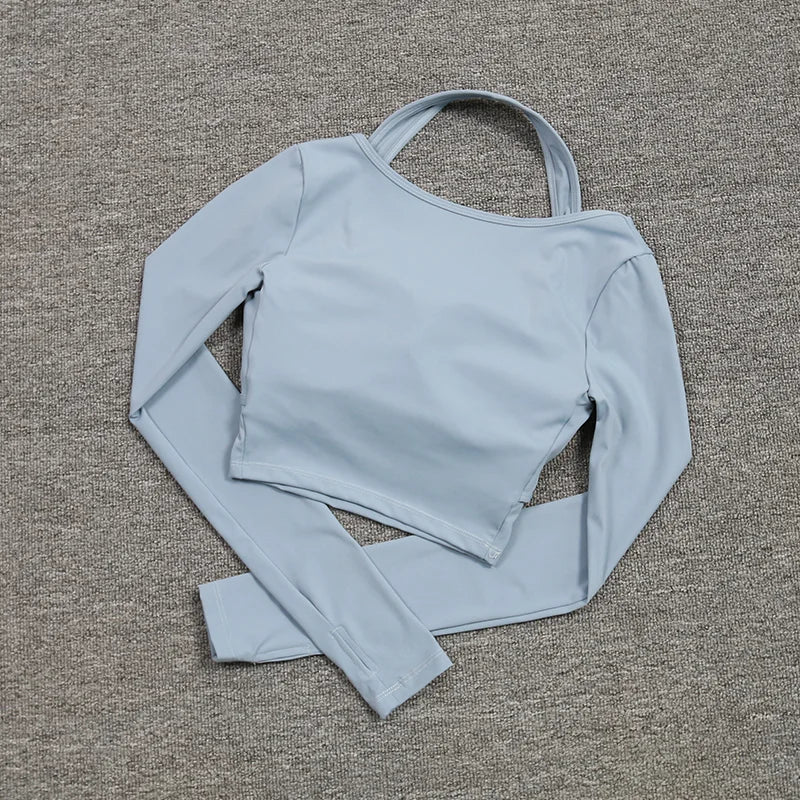 Yoga Top, moderne Sportbekleidung, Tennis Oberteil