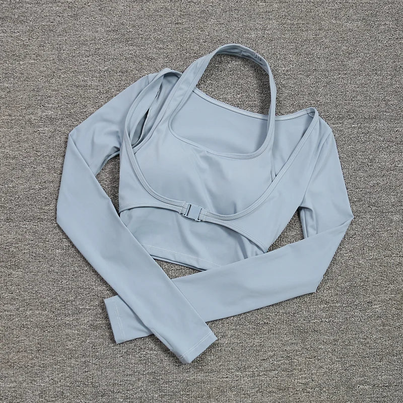 Yoga Top, moderne Sportbekleidung, Tennis Oberteil