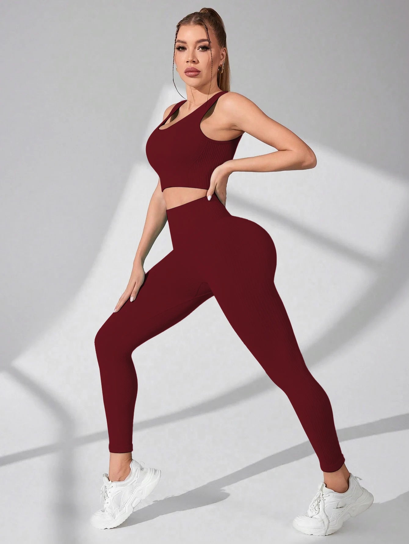 Zweiteiler Sport-Set, Activewear Leggins, Fashion Outfit