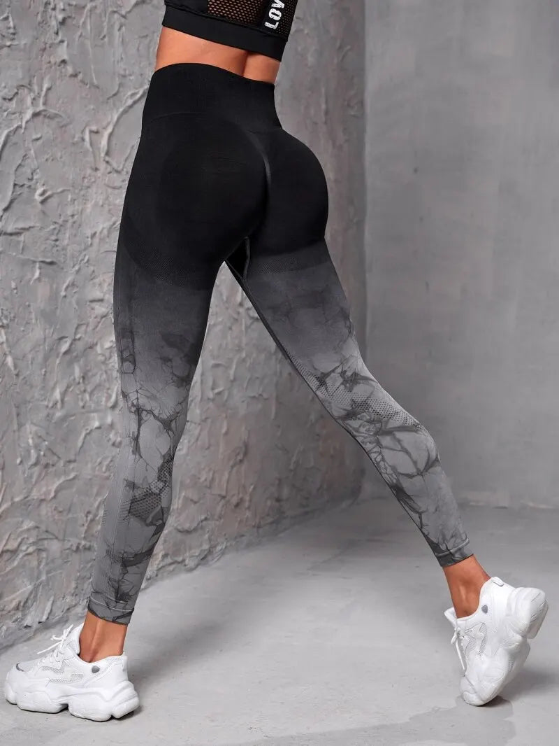 Gym Workout Leggins, Nahtlose Push-Up Sportleggins