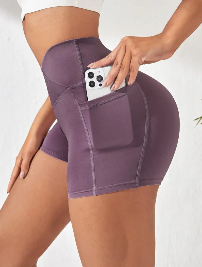 High West Yoga Shorts mit Taschen