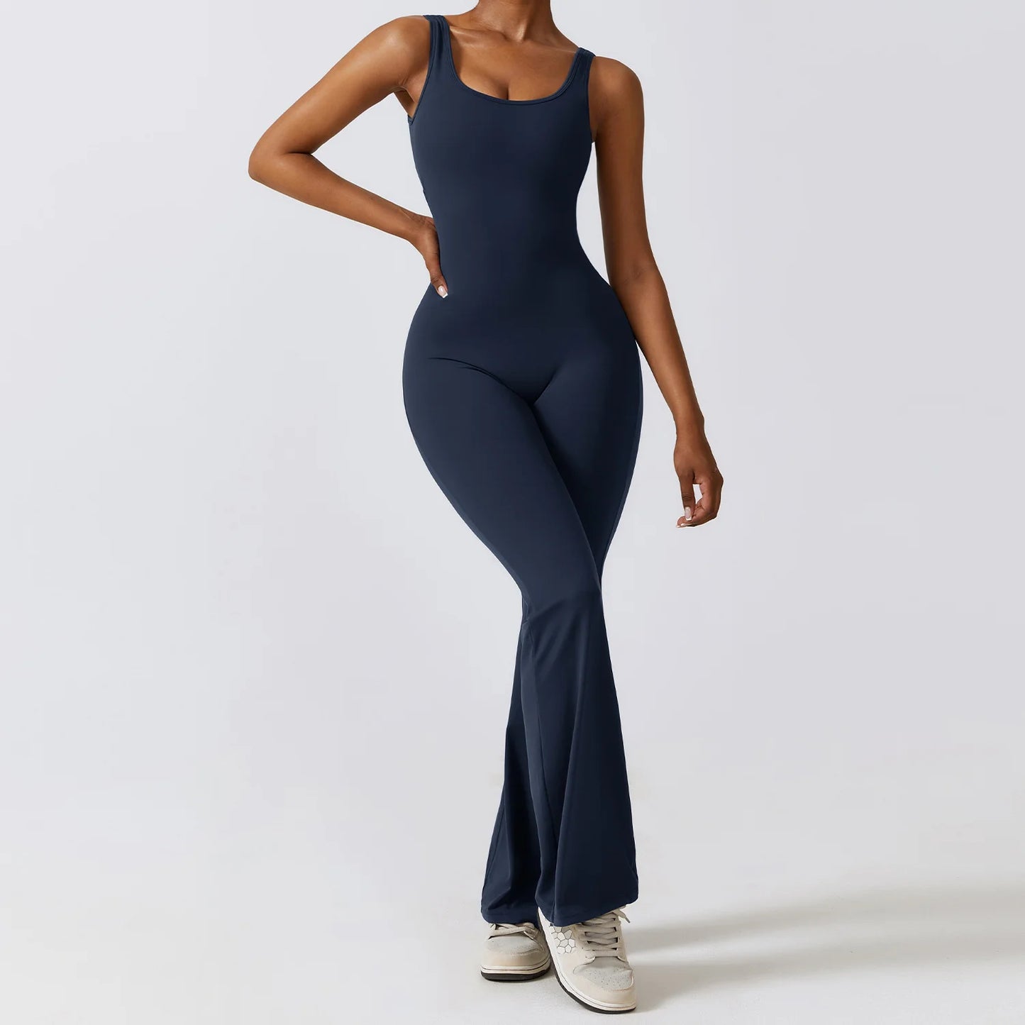 Gym Set, Overall mit V-förmiger Taille