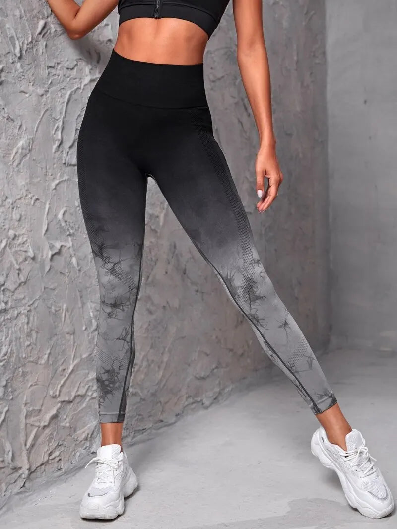 Gym Workout Leggins, Nahtlose Push-Up Sportleggins