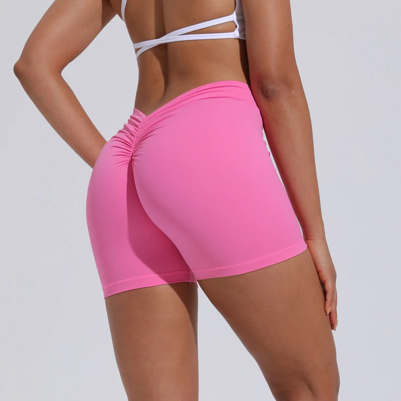 V-förmige Taille, Yoga-Shorts, Fitness Sport