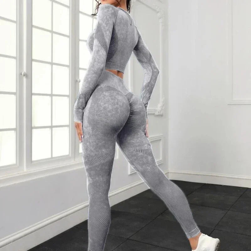 Trainingsanzug, zwei Teiler, Nahtlose Leggins