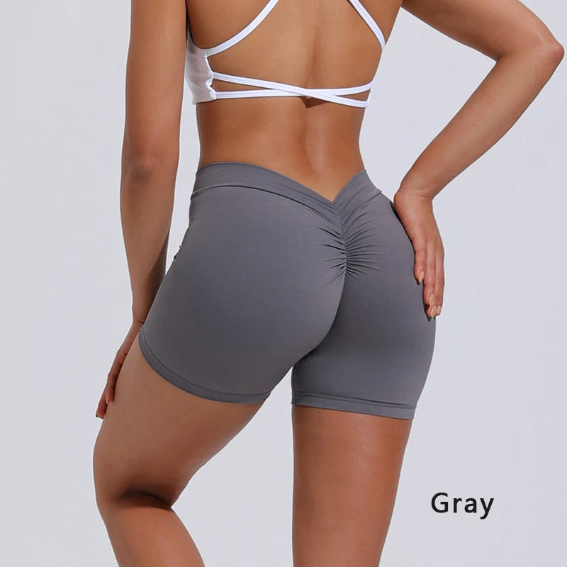 V-förmige Taille, Yoga-Shorts, Fitness Sport