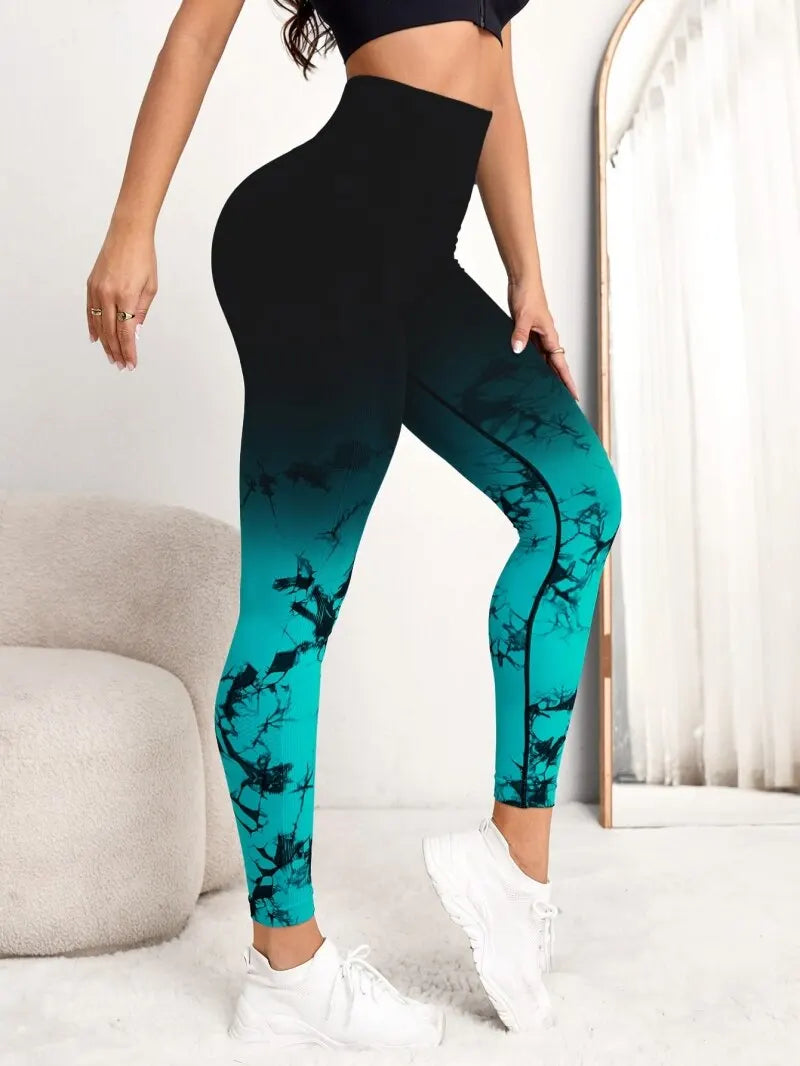 Gym Workout Leggins, Nahtlose Push-Up Sportleggins