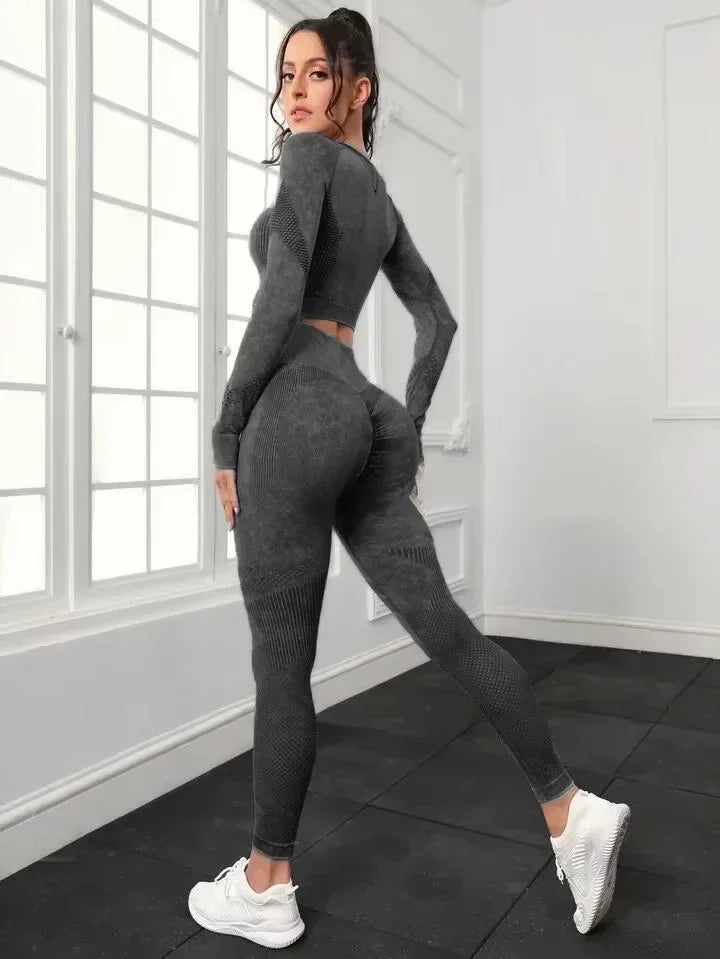 Trainingsanzug, zwei Teiler, Nahtlose Leggins