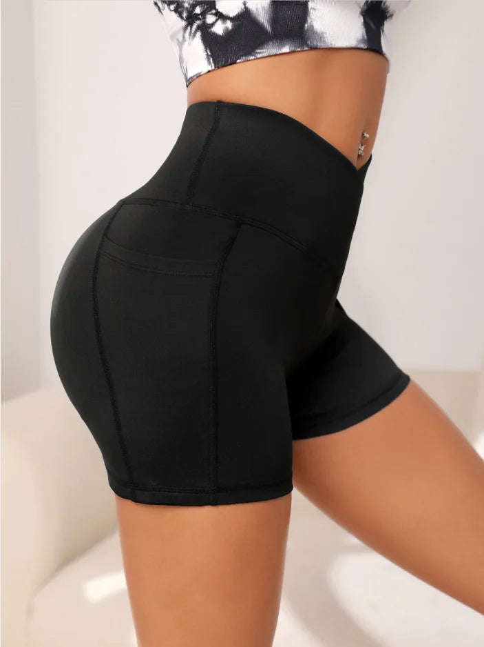 High West Yoga Shorts mit Taschen